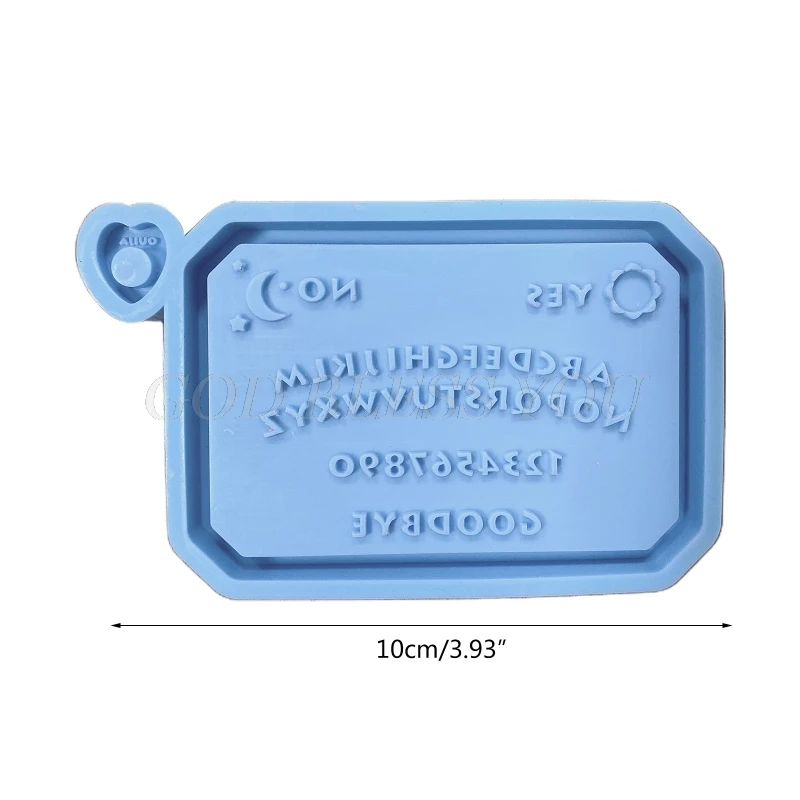 

Epoxy Resin Mold Hanging Listed Plate Pendant Casting Silicone Mould DIY Crafts Decorations Making Tools Drop Shipping