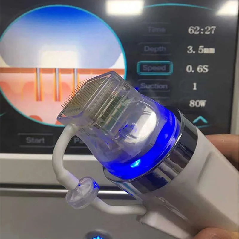 2021 Professional Disposable Insulated 10/25/64 Nano Pins Gold Radio Frequency Microcrystalline Needle Facial Machine |