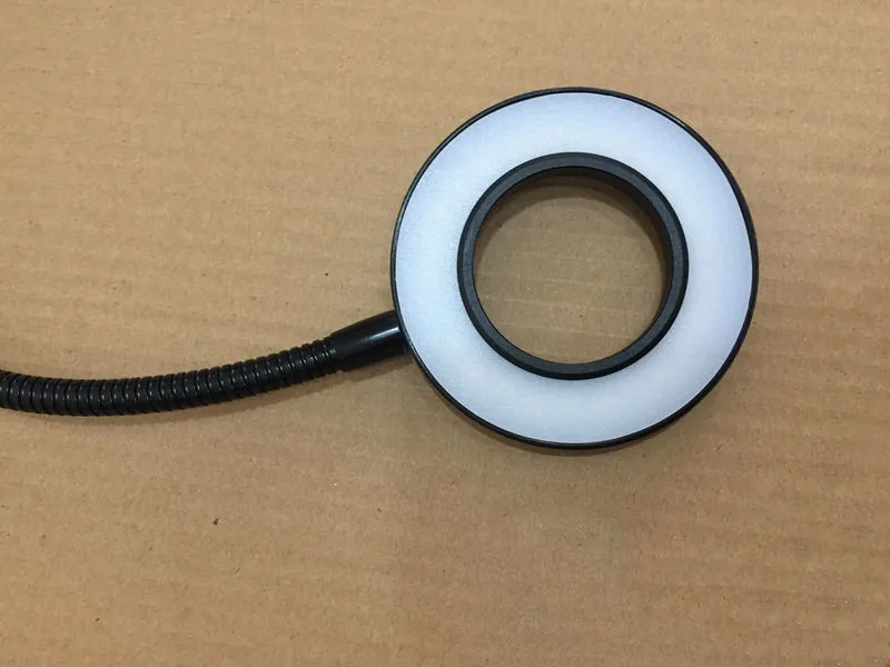 3 в 1 светильник для селфи с кольцом съёмки еды лампа зажимом телефона и