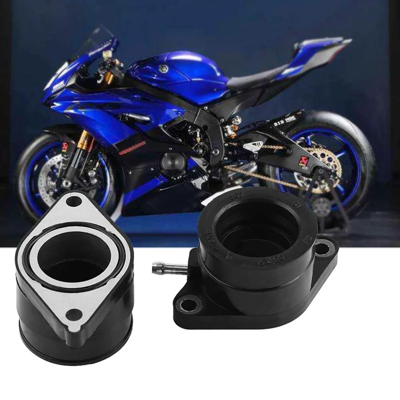 

2 шт. Впускной Интерфейс карбюратора мотоцикла, адаптер Carb для Yamaha XT600 XT600Z XT600E 1984-2003