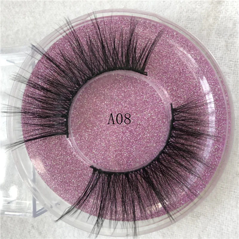 3D Mink Lashes Natural False Eyelashes Dramatic Volume Fake Makeup Eyelash Extension Silk | Красота и здоровье