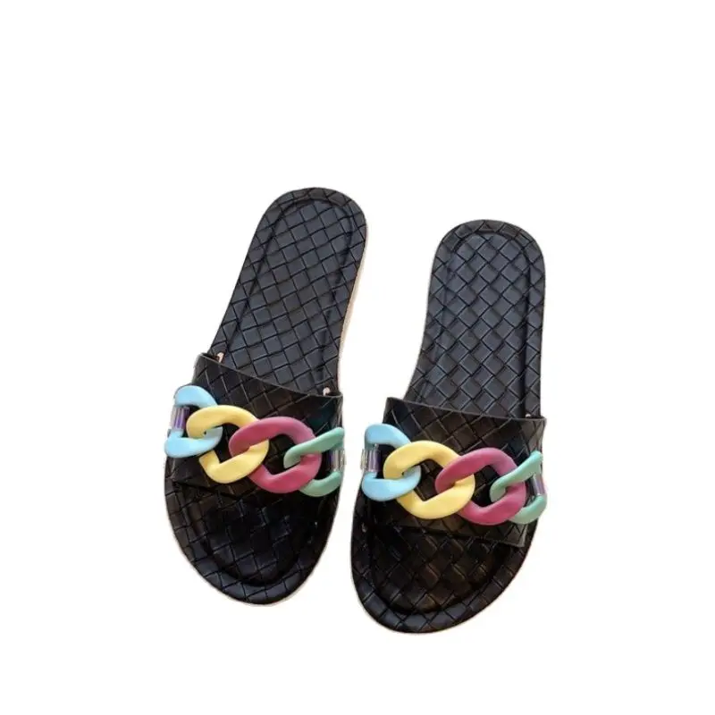 

Women's Slippers 2021 New Casual Open Toe Women's Shoes Casual Sweet Summer Beach Comfort Female Slipper Zapatos Mujer