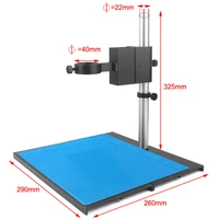 aluminum alloy adjustable focusing bracket focusing holder table stand 40mm for digital hdmi usb video microscope camera