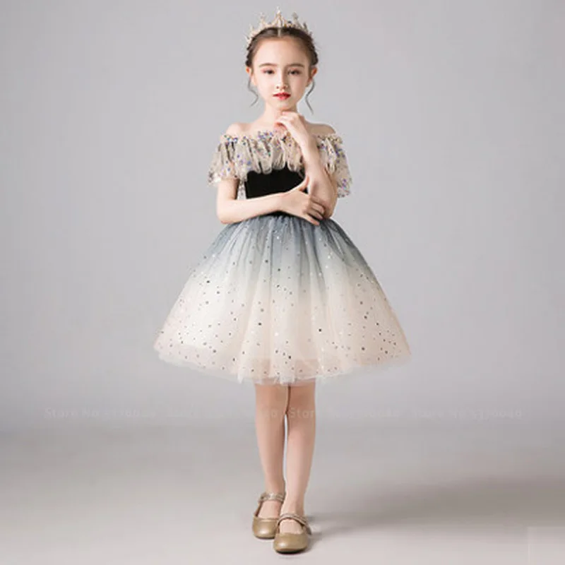 Милый костюм принцессы эльфа для девочек косплей детское официальное вечернее