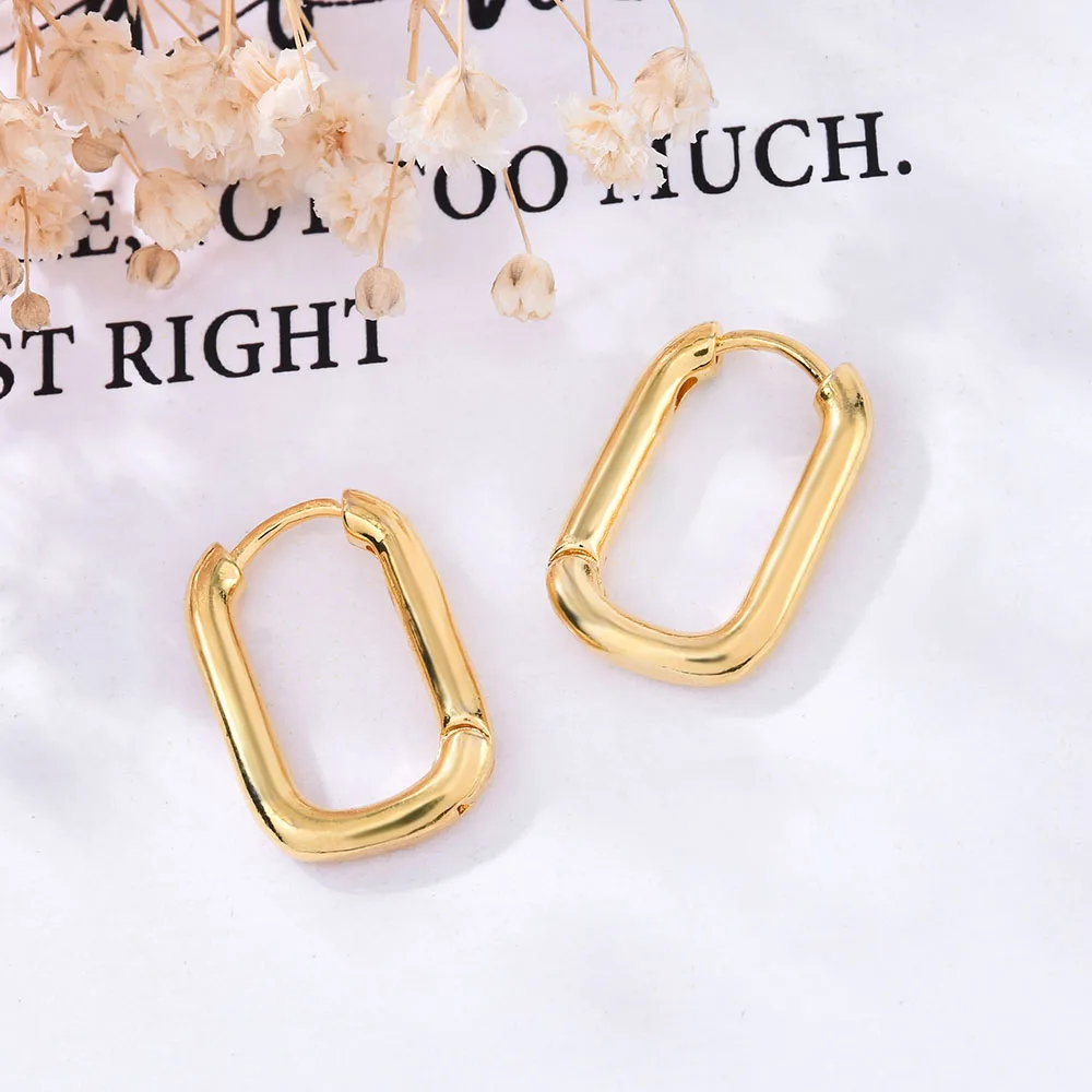 

2021 Fashion Earrings Oval Shape Statement Hanging Dangle Drop Earing Female Jewelry Ear Rings for Women Ear Rings for Women