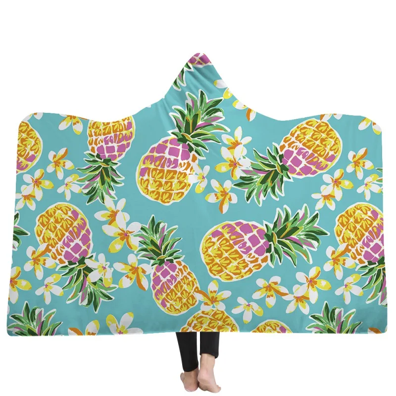 

Soft Warm Bohemian Hooded Blanket for Adults Mandala Winter Bed Throw Wearable Blanket Fleece Microfiber Throw Blanket