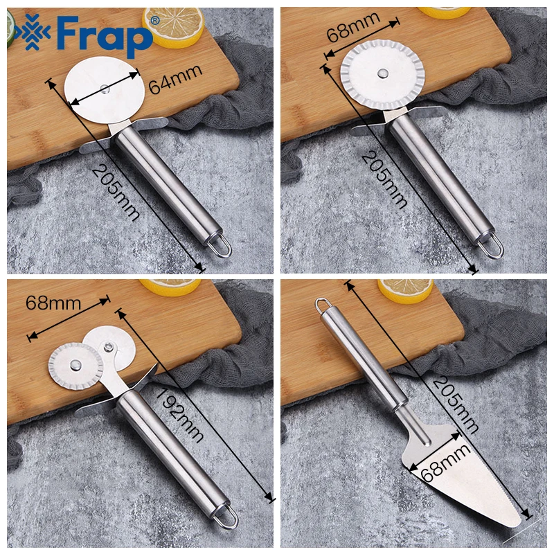 4 стиля нержавеющей стали резак для пиццы двойные роликовые колеса нож