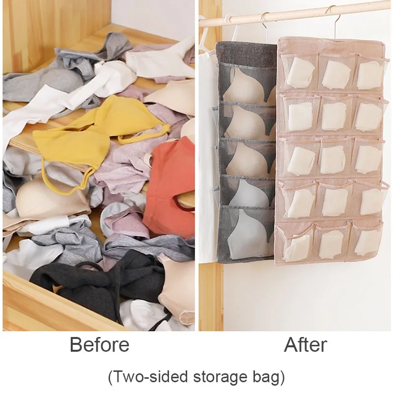 Висячая двусторонняя сумка для хранения путешествий домашняя одежда нижнее