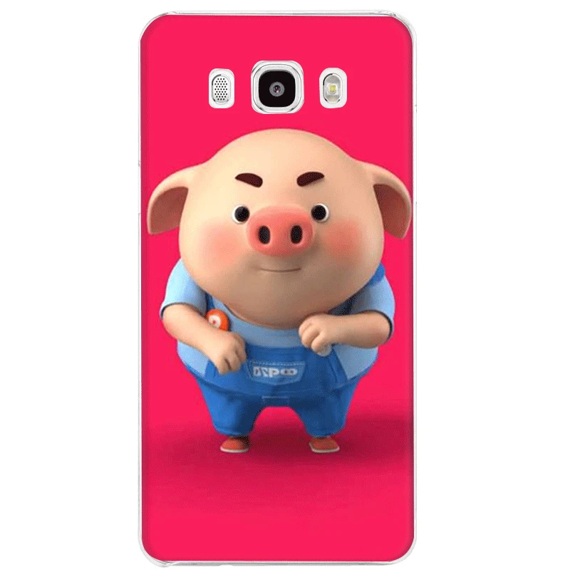 Мобильный чехол для телефона Samsung Galaxy J1 J2 J3 J5 J6 J7 твердый переплет свинья защиты