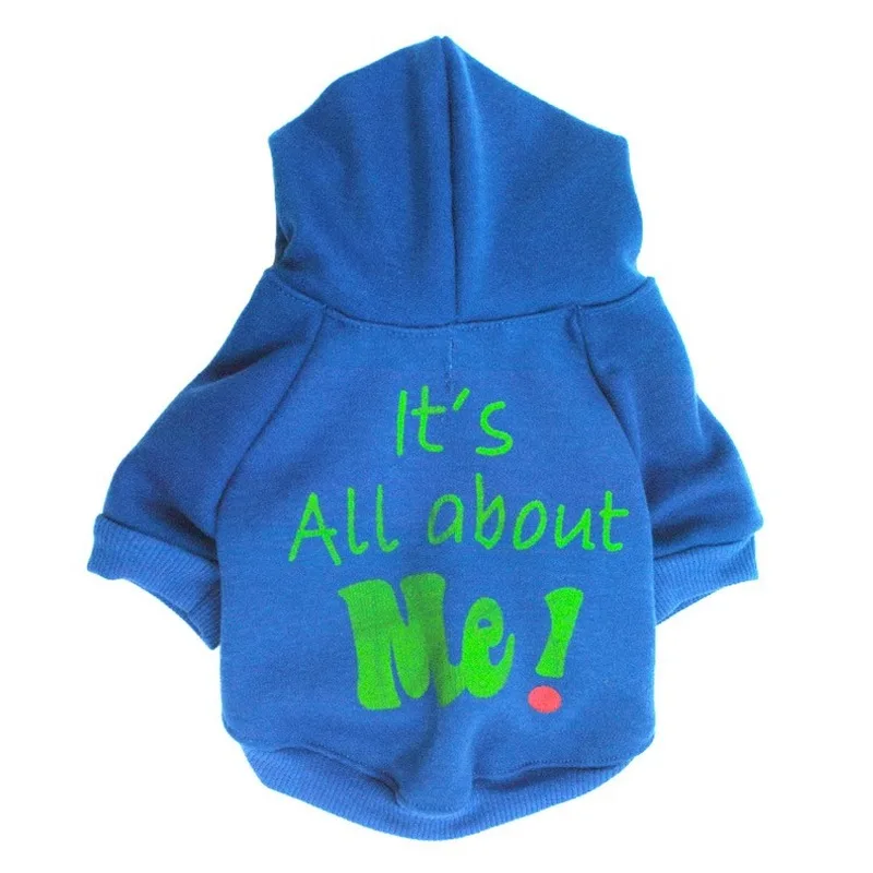 Товары для домашних животных флисовый костюм собаки теплый свитер с капюшоном
