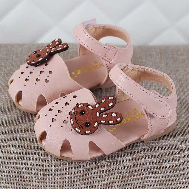 Baby Girl Summer Garden Sandals Flower Princess Girls Anti Slip Soft Sole Rabbit Hollow Casual Shoes Super 1-3Y |