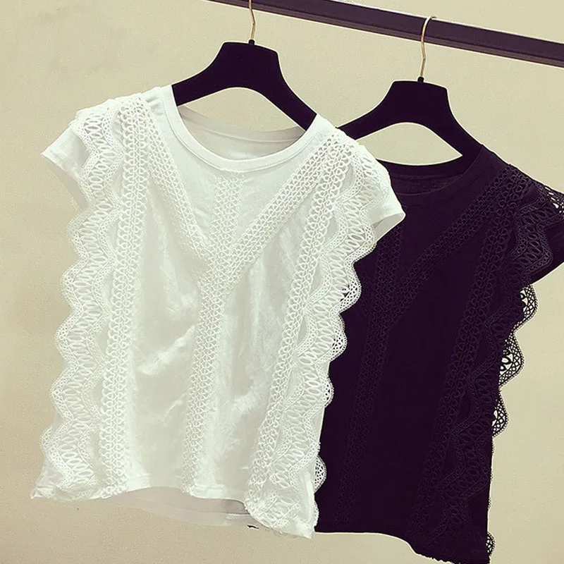 Женская одежда блузки для женщин 2019 короткий рукав 4XL плюс размер blusas однотонная