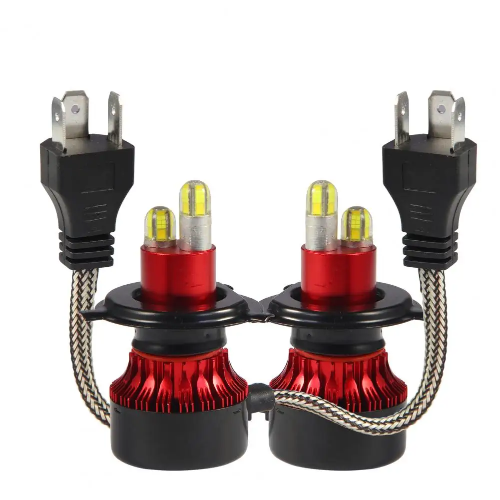 

2Pcs H1 H4 H7 H11 LED Headlight Bulb 8W 6500K Portable Car High Low Beam DRL