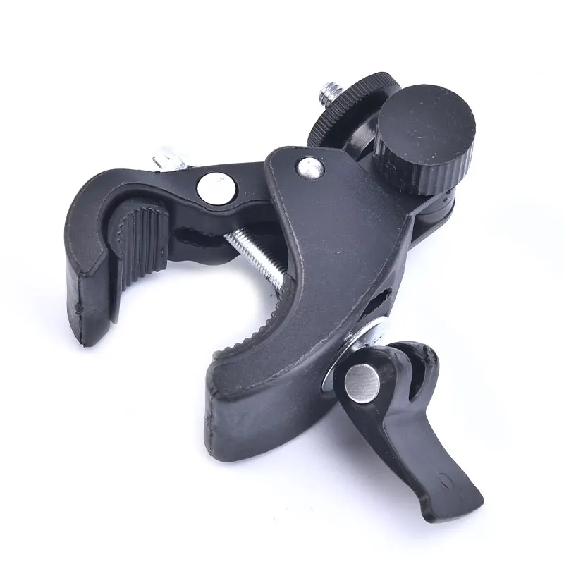 

1pc Bike Bicycle Handlebar Handle Clamp Bar Camera1/4" Mount Tripod Adapter Clamp