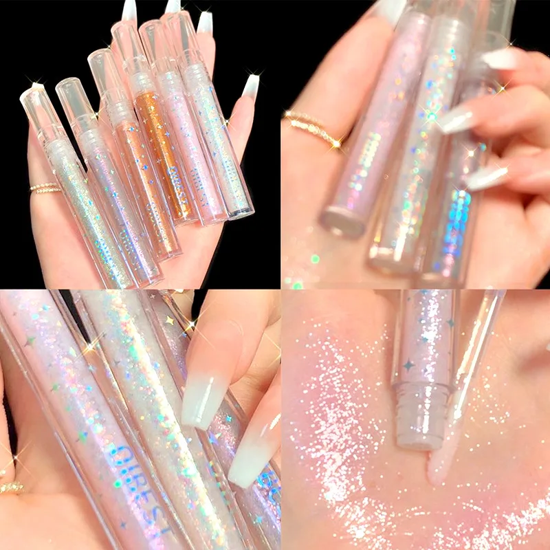 

Monochrome pearlescent eye shadow pen long lasting waterproof eye highlighter shiny colorful pearlescent wholesale eyeliner