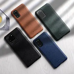 genuine leather case for samsung galaxy s20 plus ultrathin cases for s20 ultra back cover protective bag free global shipping