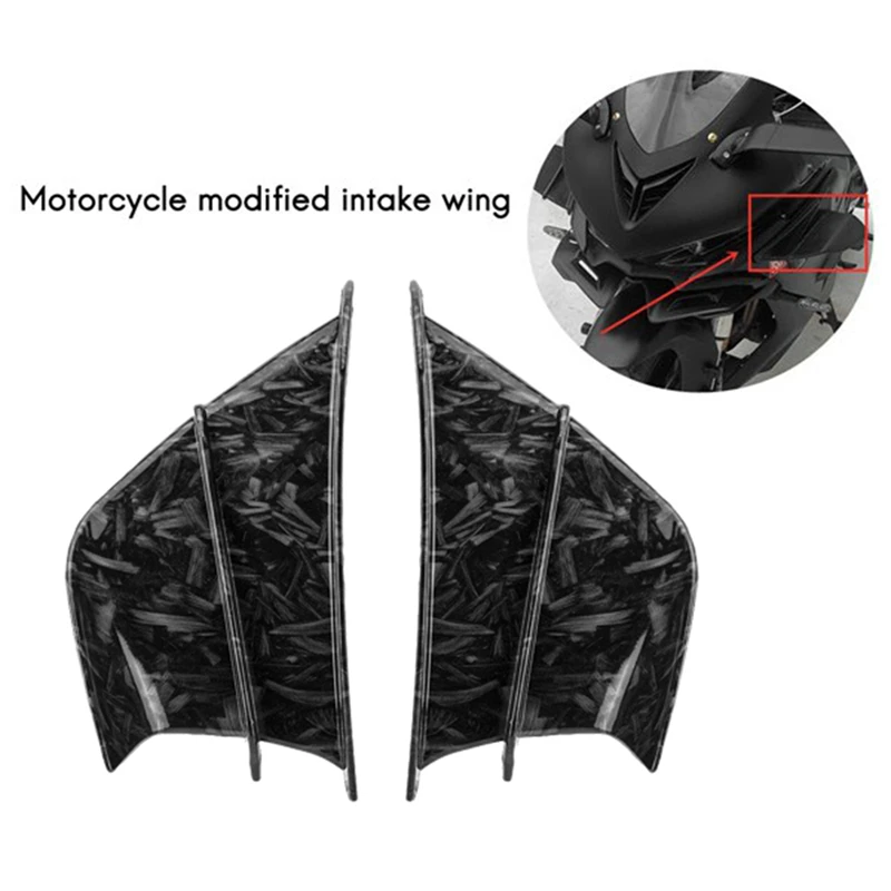 

Motorcycle Fairing Front Aerodynamic Winglets Forged Styling Windshield Fairing Wing for Kawasaki Yamaha Honda BMW