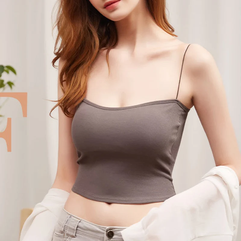 

Sexy Casual Crop Tops Women Solid Summer Camis Women Tank Tops Vest Sleeveless Crop Tops Blusas 2020 New Fashion Female Clothes