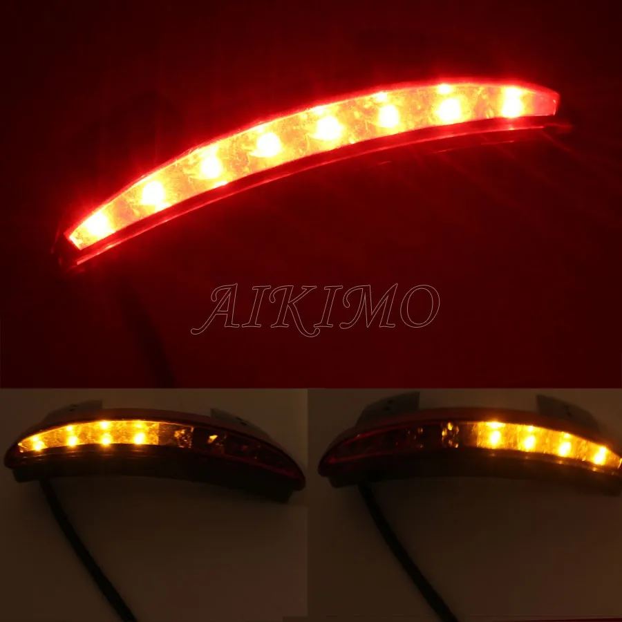 Заднее крыло мотоцикла светодиодный задний стоп-сигнал + светильник Тель