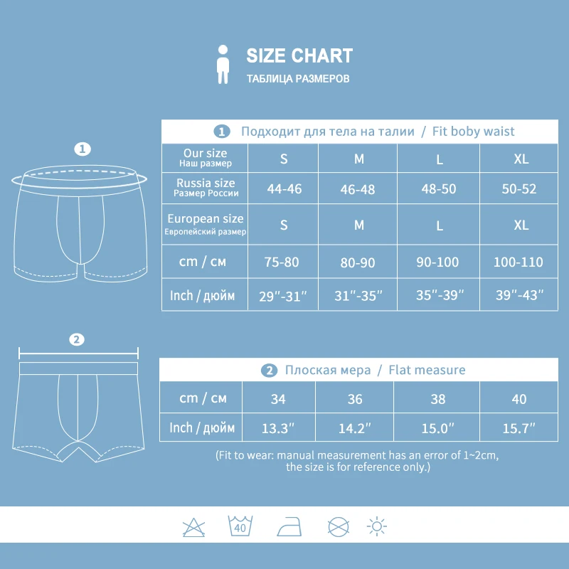 

5Pcs/Lot Male Panties Cotton Mens Underwear Breathable Man Boxers Solid Underpants Comfortable Plus Size European Men Shorts