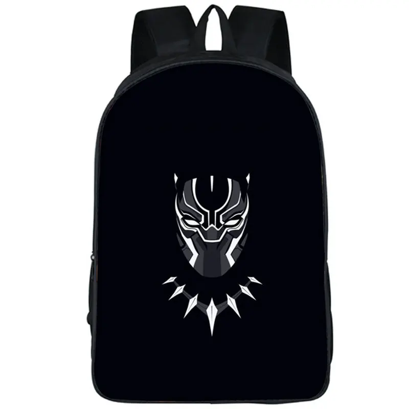 Рюкзак с леопардом школьный ранец 16 дюймов черной пантерой портфель героями для