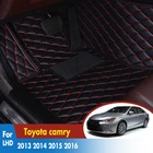 Автомобильные аксессуары для интерьера, автомобильные кожаные коврики, автомобильные коврики для Toyota camry 2013 2014 2015 2016