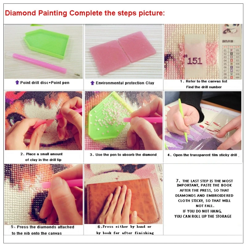 

5D Diamond Painting Kits for Adults DIY MakingCross Stitch Embroidery Rhinestone 87HA