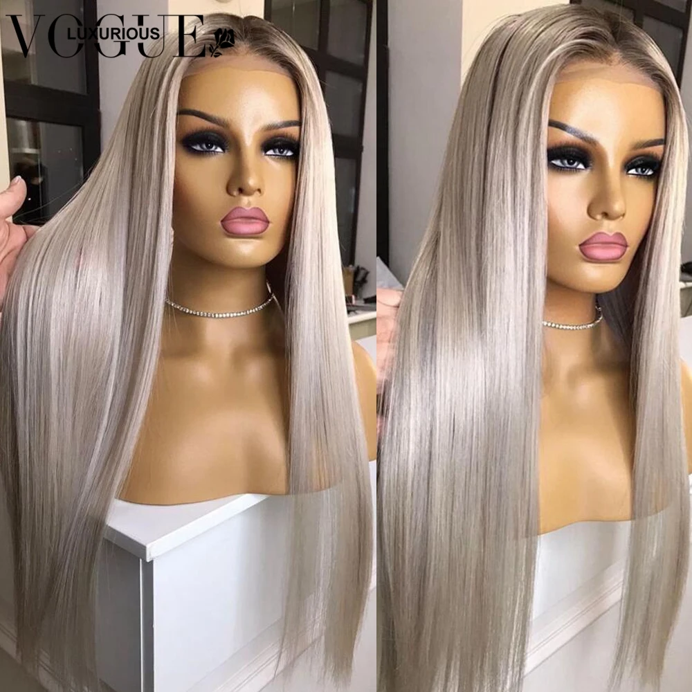 Парики из человеческих волос ледяной блонд бразильские Натуральные Прямые