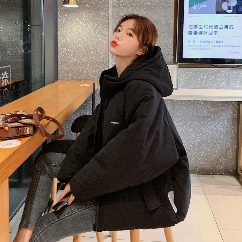 2020 Winter Down Jacket Women Hooded Coat Female Thick Cotton Padded Ladies Overcoat Large size Casual Loose Parka Mujer