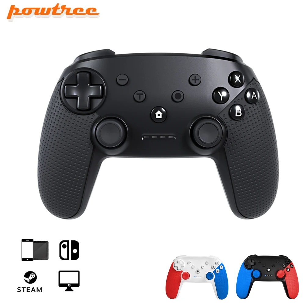 

Powtree Wireless Game controller for Nintendo switch pro Gamepad Bluetooth for smart phone PC TV oder TV-Box with Joystick