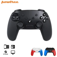 powtree wireless game controller for nintendo switch pro gamepad bluetooth for smart phone pc tv oder tv box with joystick