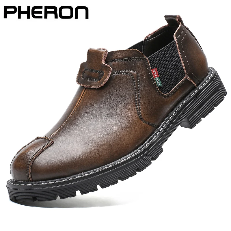 Кроссовки мужские из натуральной кожи мягкие классические модные оксфорды