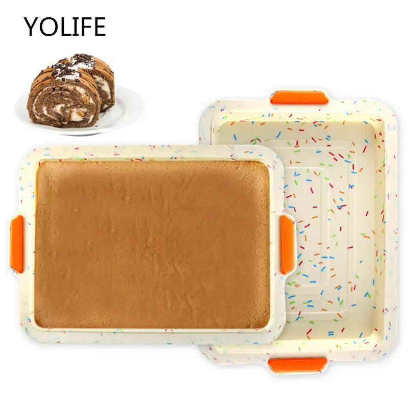 Силиконовые формы Швейцарский рулон коврик Инструменты для выпечки