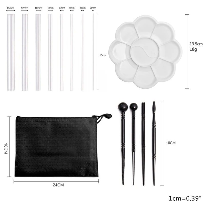

65pcs Mandala Dotting Tools Set for Painting Rock Stone Acrylic Stick Stencil Template Drill Pen Palette Kit