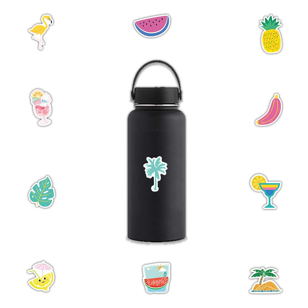 50 Uds Vaporwave estilo de arte pegatina para ordenador port&aacute;til Skateboard equipaje refrigerador Notebook casco de juguete pegatinas de dibujos animados F5-2