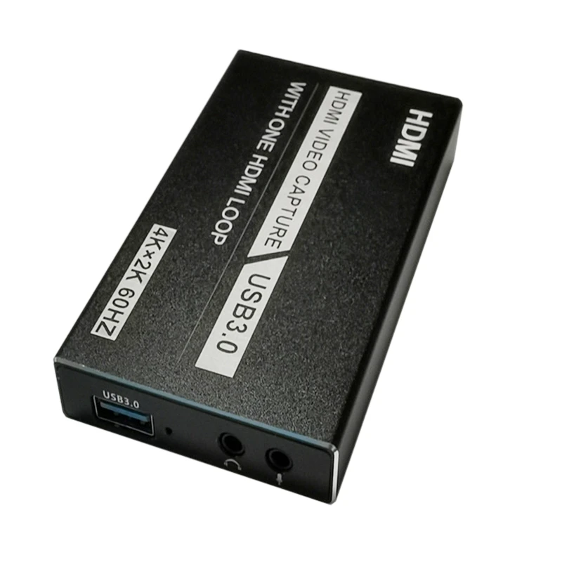 

Карта видеозахвата USB3.0, 4K 60 Гц, для игр и прямых трансляций, поддержка форматов HDMI