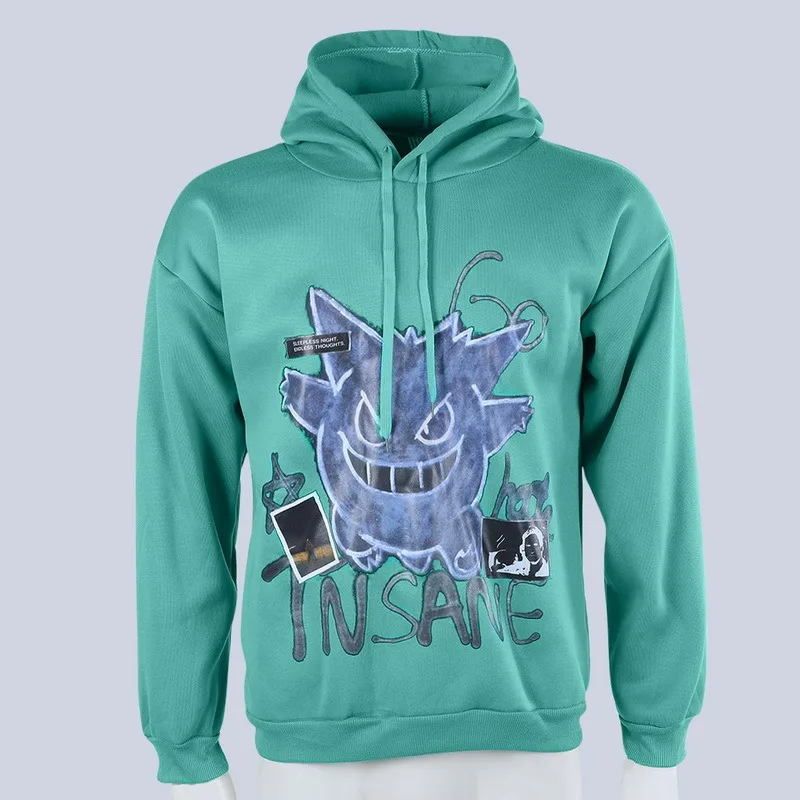 

Spring Autumn New Devil Hoodie Men Women Fashion Casual Loose Pullover Hip Hop Streetwear Sweatshirt Harajuku Male Tops