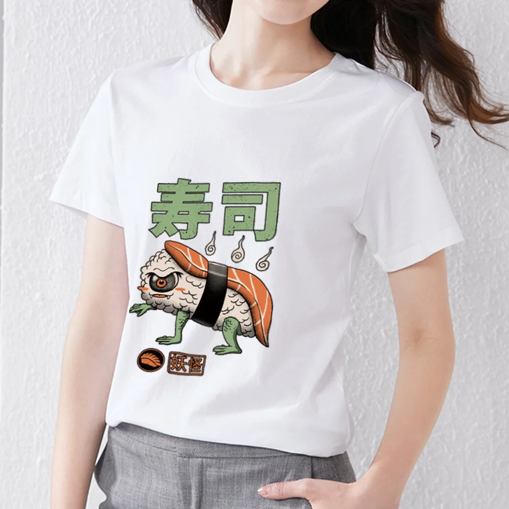 

Женская одежда, повседневная модная футболка, базовая облегающая Милая забавная Удобная мягкая женская рубашка с круглым вырезом и принтом...