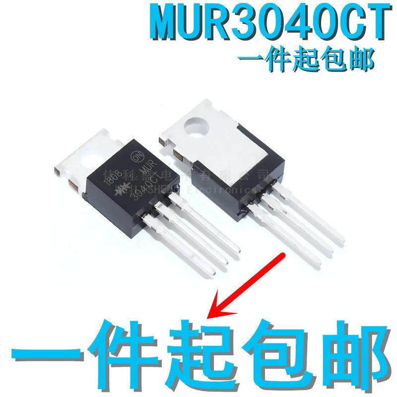 

10PCS/LOT MUR3040CT Fast-Recovery Diode TO-220 Brand New & Original Imported Authentic Spot