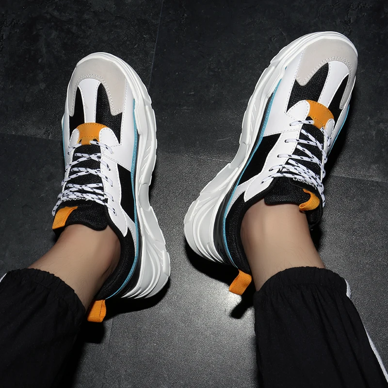 Кроссовки мужские сетчатые дышащие Повседневная модная брендовая обувь