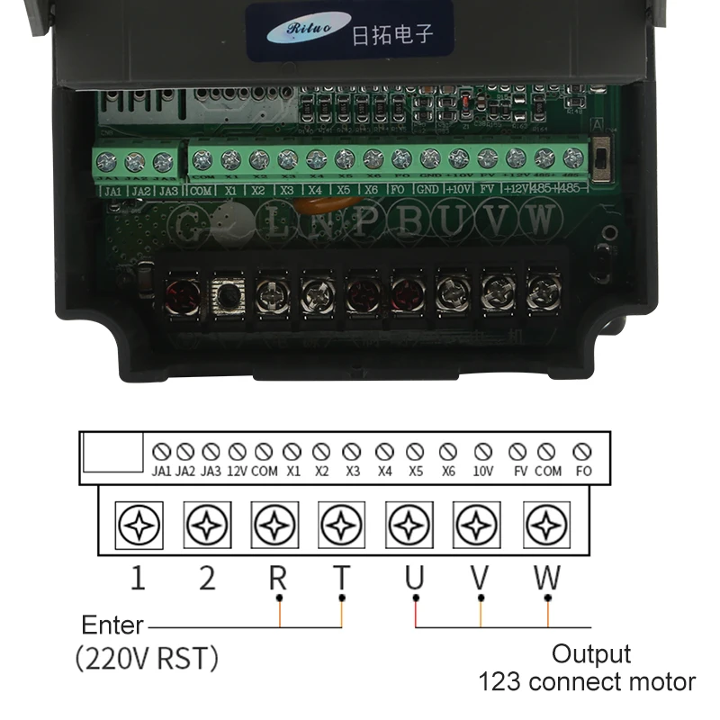 Электродвигатель шпинделя токарного станка ER11 1 5 кВт для ЧПУ + преобразователь