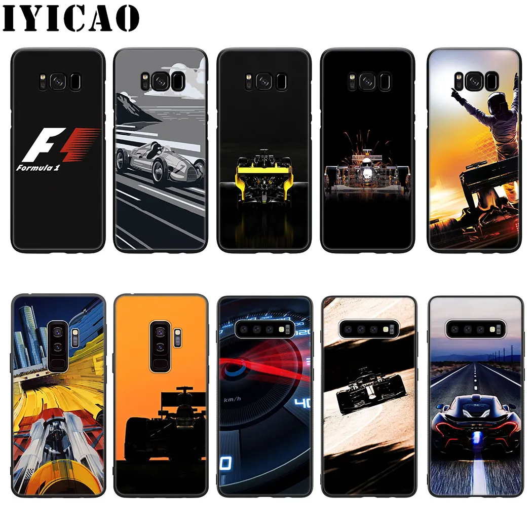 Автомобильный силиконовый мягкий чехол Formula 1 для Samsung Galaxy S20 S10 S9 S8 Plus Lite Ultra S6 S7 Edge