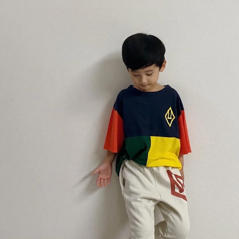 Детская футболка с надписью рубашки 2021 новый сезон: весна-лето Тао Мода для