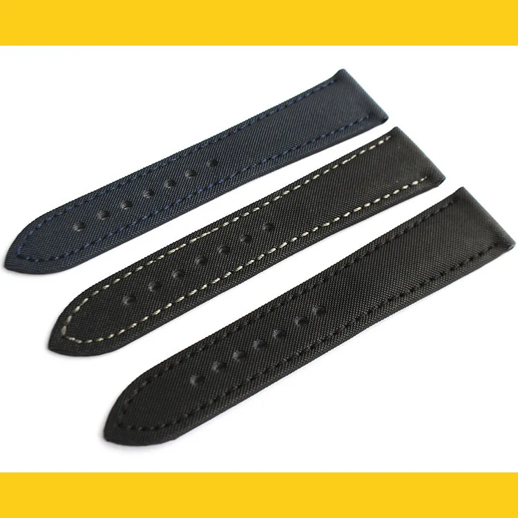 Ремешок для часов из натуральной кожи нейлоновый 23 мм | Наручные часы