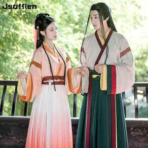 Chinese Ancient Couples Hanfu Costunme Stage Traditional Immortal Cosplay Dress Woman Vintage Swordsman Clothing Folk Dancewear