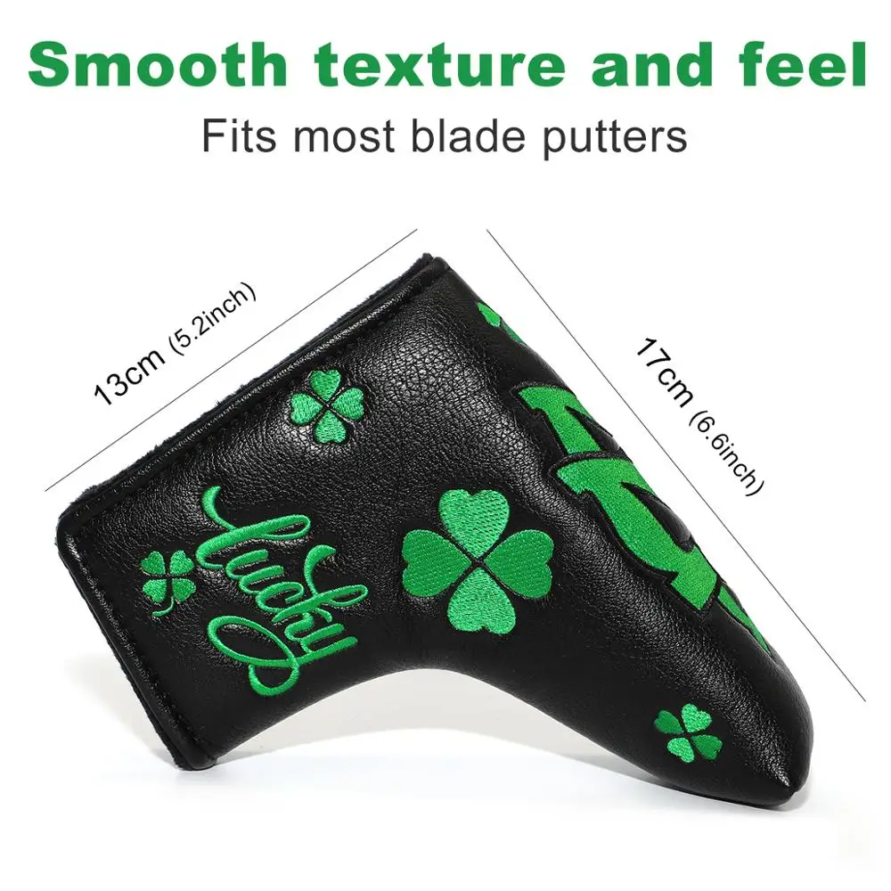 Чехол для клюшки гольфа Golf Blade Putter головные уборы чехол головки кожаный Магнитный