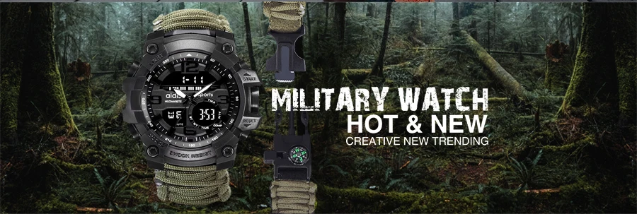 Цифровые спортивные часы Военные мужские часы Reloj светодиодные наручные часы мужские подарок аналоговые ударные часы