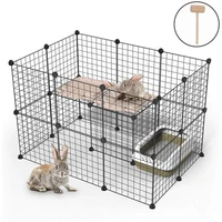 pet playpen small animal cage indoor portable metal wire yard fence for small animals guinea pigs rabbits kennel crate fence
