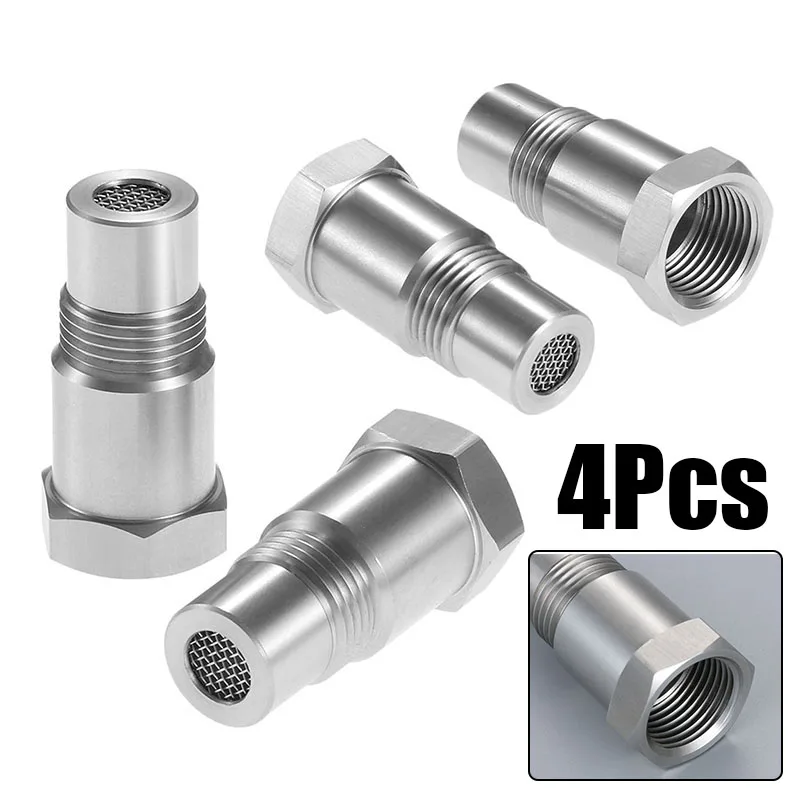 

4x Oxygen Sensor Eliminator Adapter Catalytic Converter Repair O2 Fix Check
