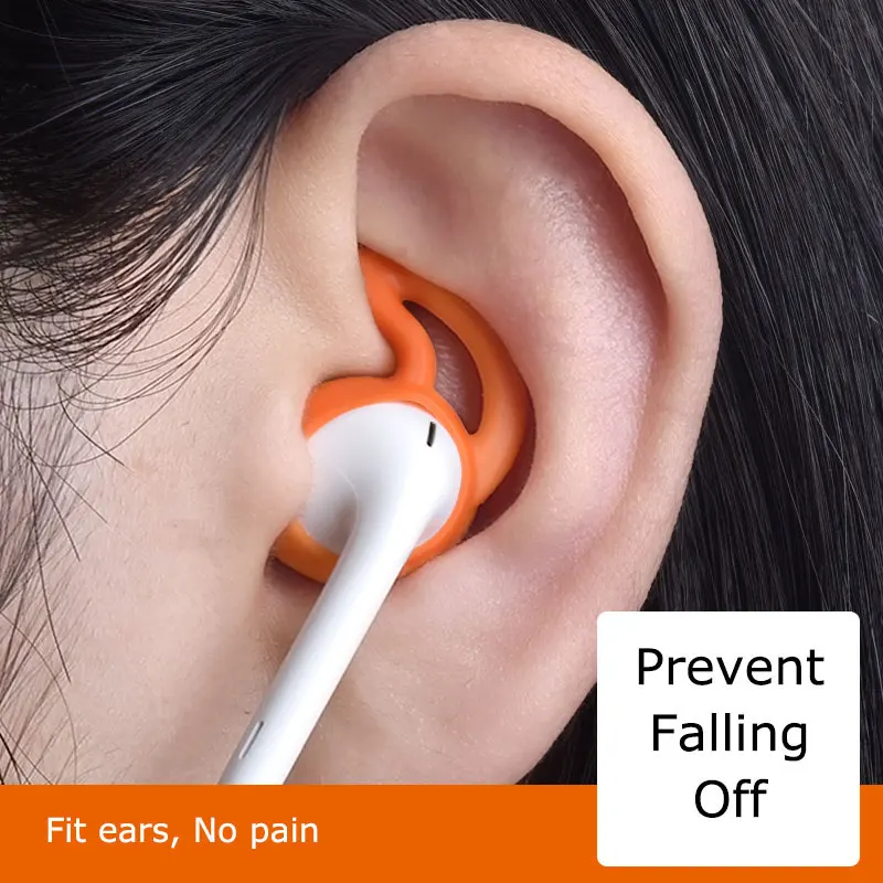 

EARDECO Earphone Accessories 1 pair Earphone Silicone Case Silicone Earbuds Cover Soft Ear Hook Eartip Ear Cap Protective Cover